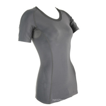 Top de compression à manches courtes pour femme (SRC74)